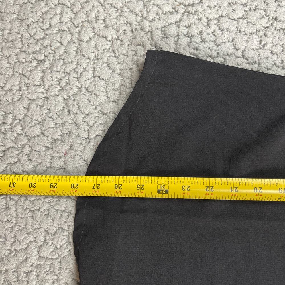 Medcouture Scrub Top Sleeveless Womens XL Black Nursing Medical Zip Pockets - Picture 8 of 11